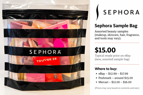 Sephora sample bag assorted - sephora,