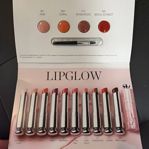 Dior lipglow sample - sample, card